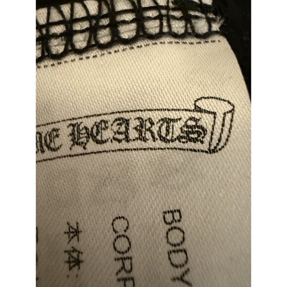 Chrome Hearts Black Zip-Up Hoodie With Graphic Back & Foti Logo M Made In USA Co - Picture 6 of 16